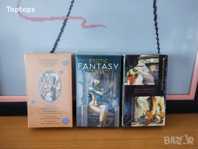 Таро за любовни гадания:  Decameron Tarot & Erotic FantasyTarot , снимка 2 - Карти за игра - 33813796