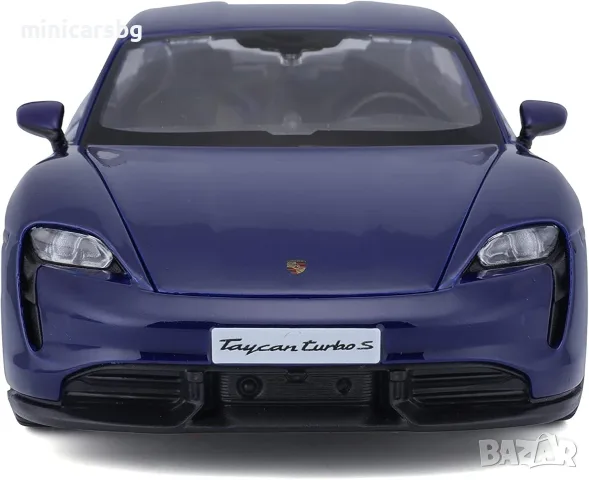 Метални колички: Porsche Taycan Turbo S (J1) – 1:24, снимка 4 - Колекции - 55983854