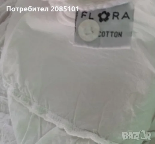 Дамски бели ризи Flora, снимка 8 - Ризи - 55890913