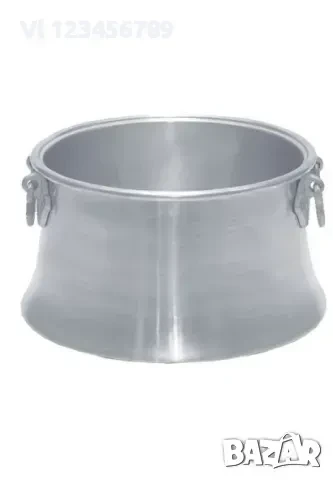казан за курбан - Алуминиев /Арабски/ казан с капак 115 л. /104 л; 128 л/ джамийски, снимка 2 - Съдове за готвене - 50840642