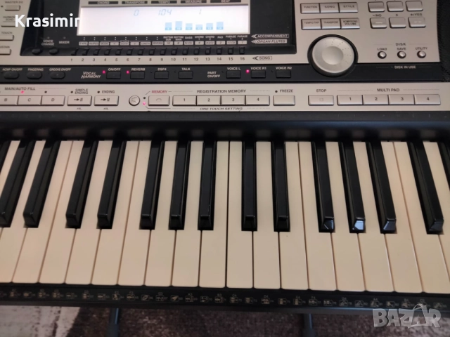 Синтезатор Yamaha PSR-740 със стойка, снимка 4 - Друга електроника - 51917187
