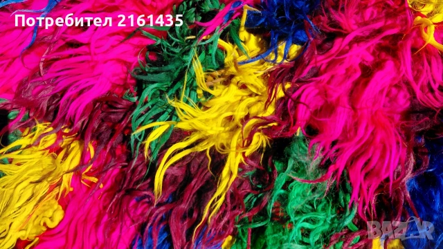 Ново неупотребявано вълнено ръчно тъкано Родопско халище , снимка 3 - Антикварни и старинни предмети - 53168988