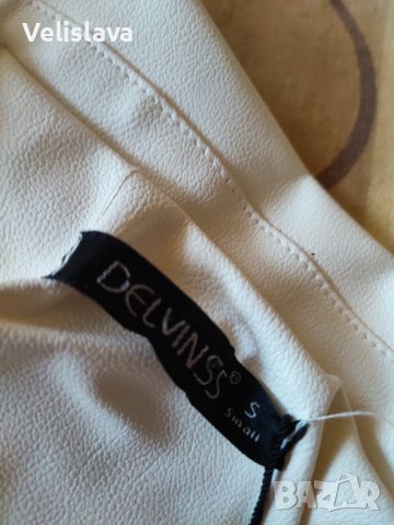 Еко кожа яке с ръчно рисувани елементи, снимка 9 - Якета - 39883971