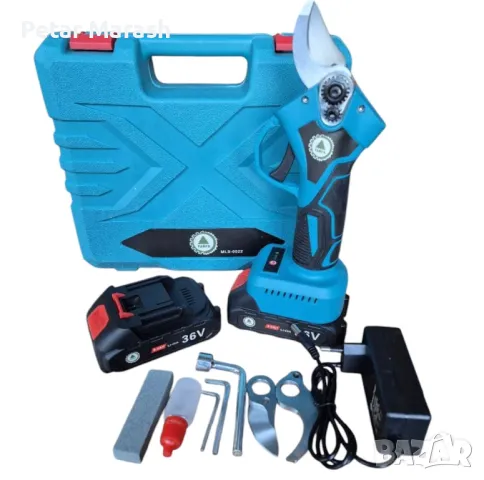 Акумулаторна Лозарска ножица Тайга, 2 ножа, 2 батерии, снимка 4 - Други инструменти - 50414525