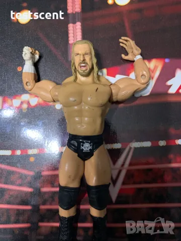 Екшън фигура WWE Triple H Трите Хикса Jakks Ring Rage Series играчка figure, снимка 5 - Колекции - 48507216