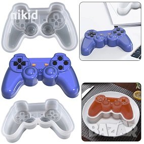 Геймърски Джойстик конзола Грамаден силиконов молд форма калъп шоколад гипс смола, снимка 2 - Форми - 37431649