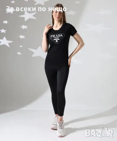 Prada Дамска Тениска👚Дамска Блуза С Къс Ръкав Прада - Налични Различни Цветове, снимка 6 - Тениски - 48932453