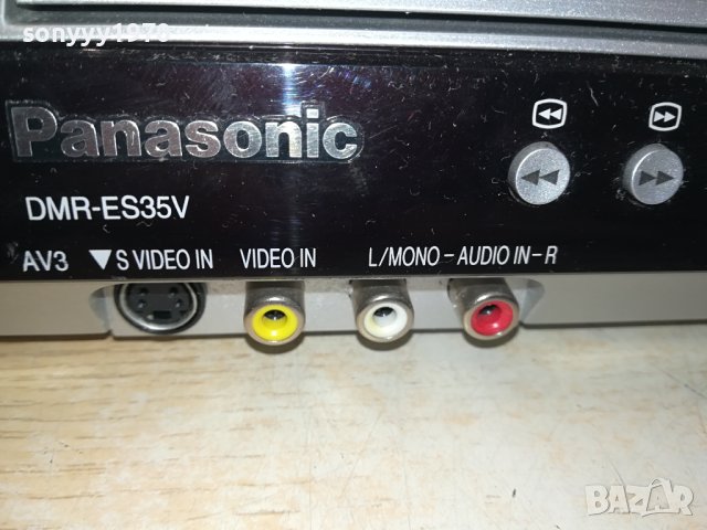 PANASONIC DMR-ES35V DVD RECORDER-ВНОС SWISS 0510231622, снимка 7 - Плейъри, домашно кино, прожектори - 42447104