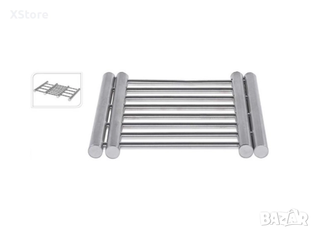 Разтегателна поставка за горещи съдове от ИНОКС, 22X20 см, разтягаща се до 37 см, снимка 15 - Други стоки за дома - 52517375