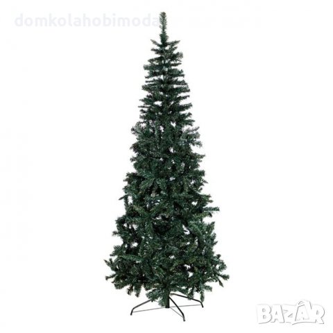 Коледна елха 758 клонки. 210х90 см. Метална стойка,