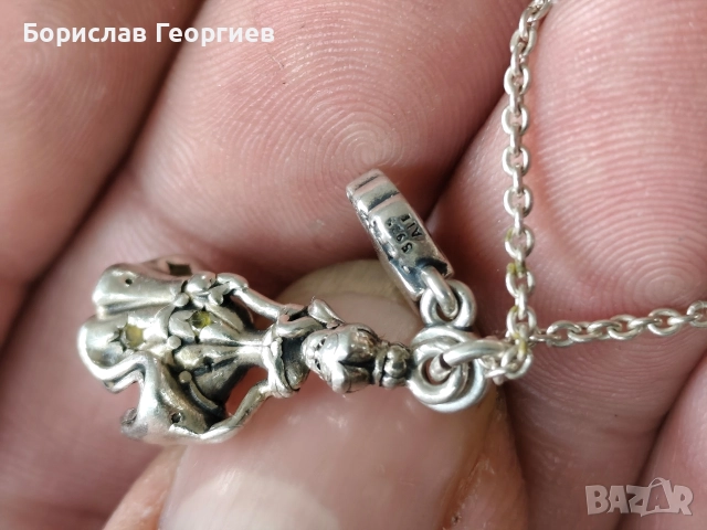 Сребърно колие Пандора Pandora 925, снимка 6 - Колиета, медальони, синджири - 52719528