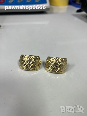 Златни обеци 14 карата, снимка 5 - Обеци - 53160908