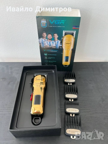 Професионален тример VGR V-268, акумулаторен, USB зареждане, снимка 2 - Тримери - 54216478
