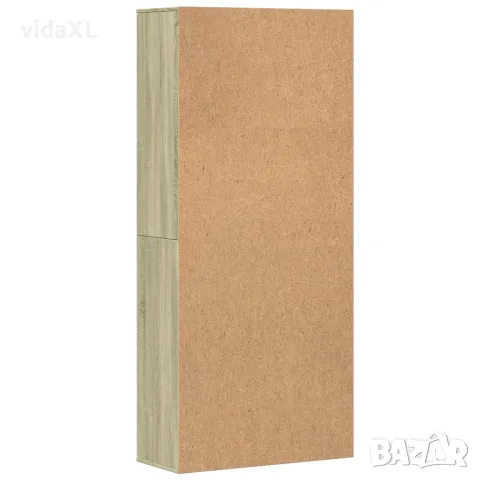 vidaXL Висок шкаф, сонома дъб, 80x35x180 см, инженерно дърво, снимка 5 - Шкафове - 56146799