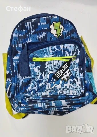 Продавам Ученическа раница Seven School Backpack Double Compartment SJ Gang Ever Tag Boy 