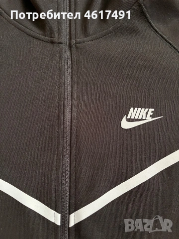 МЪЖКО ГОРНИЩЕ NIKE FZ0754-010 TCH SSNL TF+ WR FZ ЧЕРНО, снимка 5 - Суичъри - 53974385