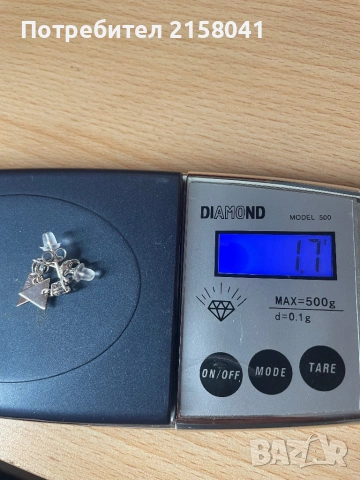 Стилни сребърни обеци, снимка 4 - Обеци - 54177691