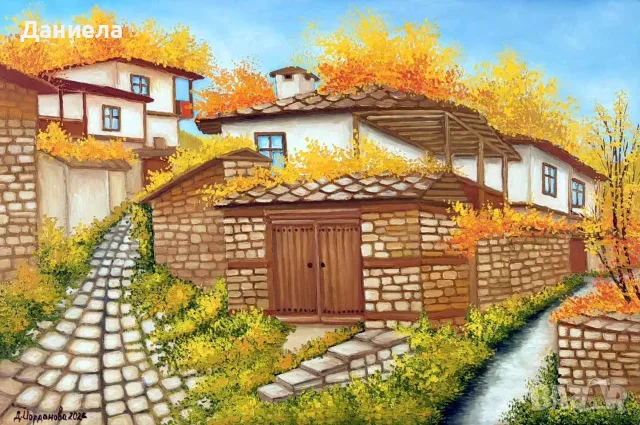 Авторски картини с маслени бои.