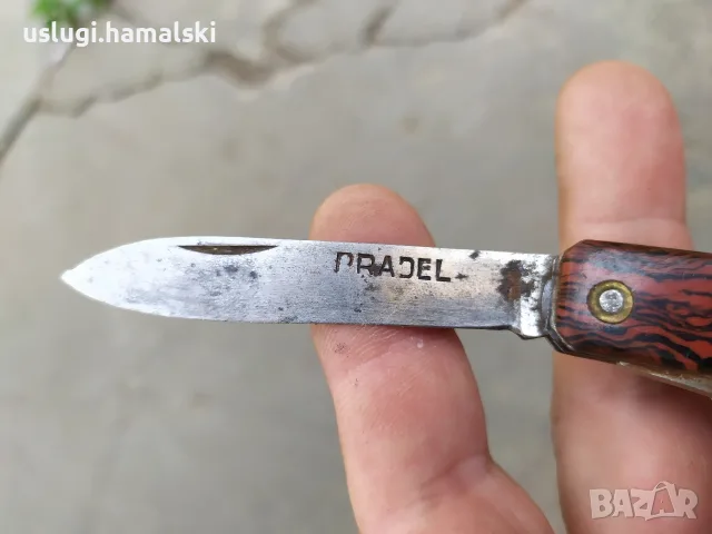 Стар джобен нож Pradel, снимка 2 - Антикварни и старинни предмети - 55778042
