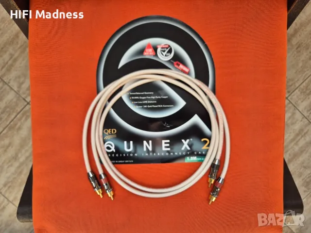 QED Qunex 2 RCA / Аудио кабели, снимка 2 - Ресийвъри, усилватели, смесителни пултове - 48882824