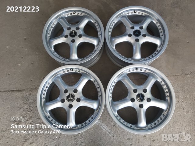 4 броя алуминиеви джанти за Mercedes Benz C-Class 17, снимка 6 - Гуми и джанти - 40832635