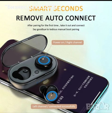 Безжични спортни сензорни блутут стерео слушалки Y50, снимка 4 - Bluetooth слушалки - 42748776