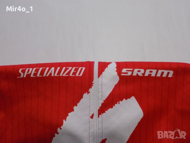 вело джърси specialized sram wind tex яке горнище блуза термо шосейно колоездене мъжко оригинално L, снимка 7 - Спортни дрехи, екипи - 47816232