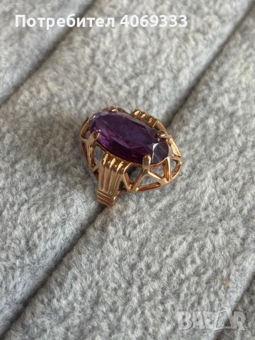 4.7 гр Уникат Руски златен пръстен 14к, снимка 8 - Пръстени - 54175529