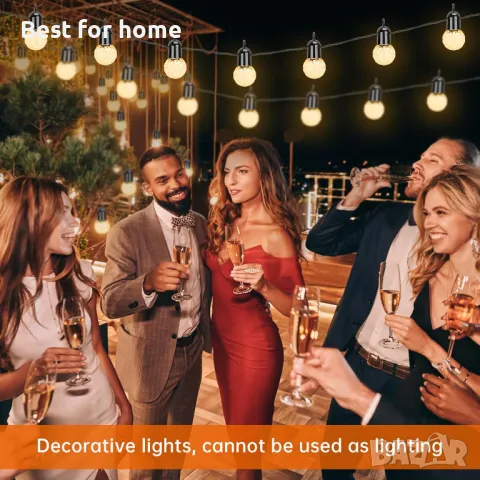 sylvwin G40 15 м външна соларна верига акумулаторна със соларен панел, снимка 10 - Външни лампи - 47649092