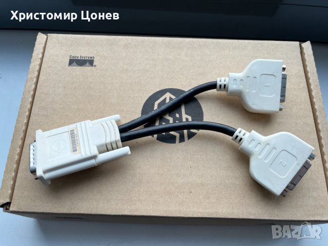 Кабел за видеокарта DMS-59 към DVI-I MOLEX, снимка 1 - Кабели и адаптери - 42590572