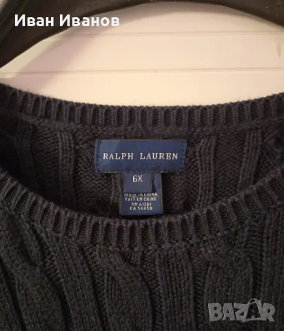 Оригинална детска рокля Polo Ralph Lauren - размер 116/122, снимка 2 - Детски рокли и поли - 47638114