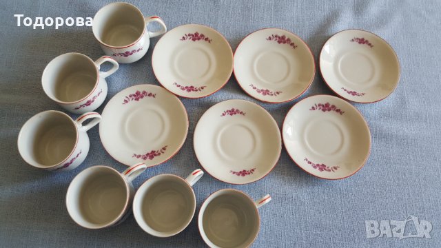 Порцеланов сервиз за кафе- Коста Йорданов- Видин, снимка 4 - Сервизи - 34026022