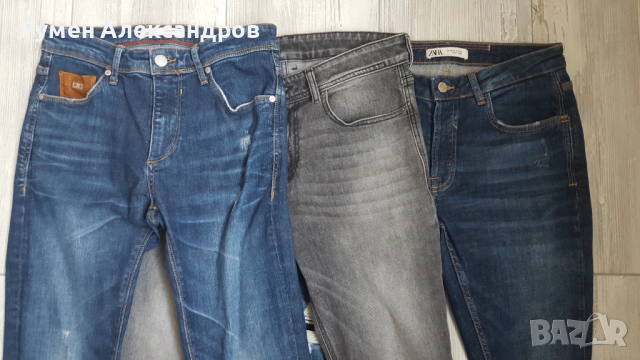 Мъжки дънки размер S за младеж с р-р W30 L30 в лот от 3 броя, снимка 2 - Дънки - 53940364