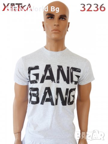 Тениска GANG-BANG N3236, снимка 2 - Тениски - 29801530
