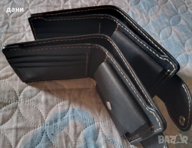 Портфейл от естествена кожа , снимка 8 - Портфейли, портмонета - 48390722