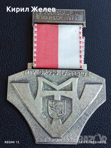 Медал от второто издание на НАРОДЕН ДЯГ и МАРШ 1973г. Германия за КОЛЕКЦИОНЕРИ 50097, снимка 6 - Антикварни и старинни предмети - 51356755