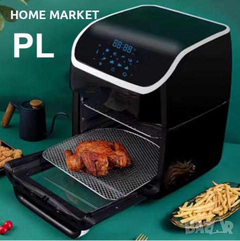 Еър Фраер Stella Power Air Fryer Oven – 12 литра, 1800W Описание:  Stella Power Air Fryer Oven – 12 
