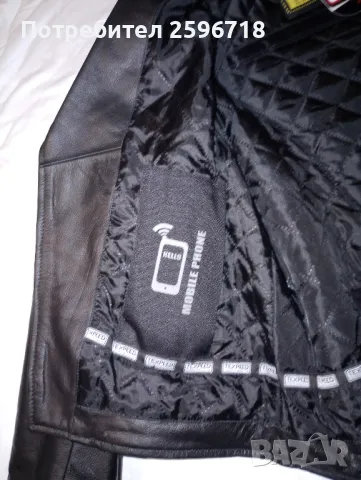 Кожено мотоциклетно яке, снимка 6 - Якета - 48284756