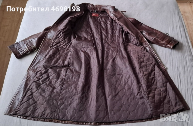 Дамско МАНТО естествена кожа, снимка 4 - Якета - 52962090