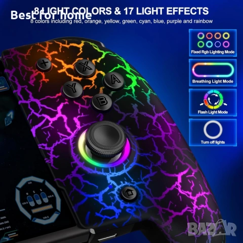 Gammeefy Switch контролер за Nintendo Switch/Switch OLED, снимка 2 - Аксесоари - 54037139