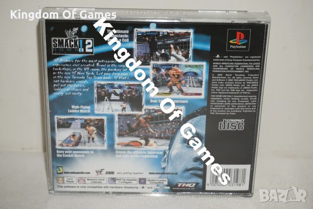 Игра за PS1 WWF SmackDown! 2: Know Your Role ТЕСТВАНА И РАБОТЕЩА, снимка 2 - Игри за PlayStation - 56061161