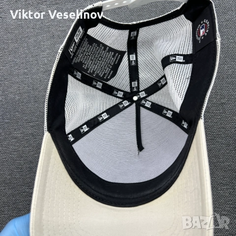 New York Yankees x New Era Baseball Cap One Size Шапка с Козирка Бежова Mesh, снимка 6 - Шапки - 54291103