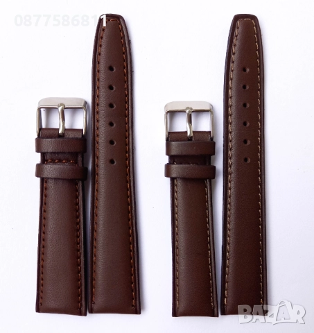 НОВА ЛУКСОЗНА БЕЖОВА КАИШКА ЗА ЧАСОВНИК ОТ ЕСТЕСТВЕНА КОЖА. БЕЖОВО КАИШКИ ЗА ЧАСОВНИЦИ. ТЕЛЕСЕН ЦВЯТ, снимка 4 - Каишки за часовници - 51612170