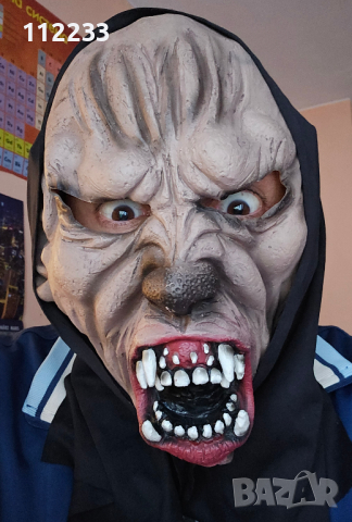 Хелоуин маска върколак-латекс