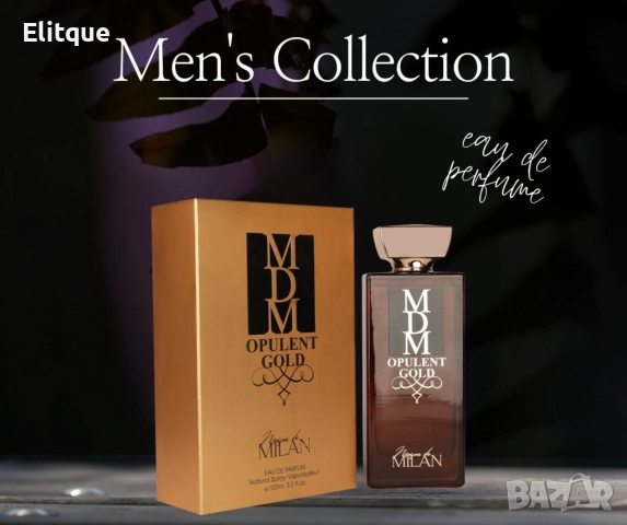 Парфюмна вода за мъже MDM Opulent Gold Eau de parfum 100ml, снимка 8 - Мъжки парфюми - 52854084
