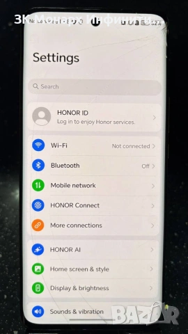 Телефон Honor Magic 6 5G / 256GB / 8GB RAM / спукан дисплей, снимка 2 - Други - 54034630
