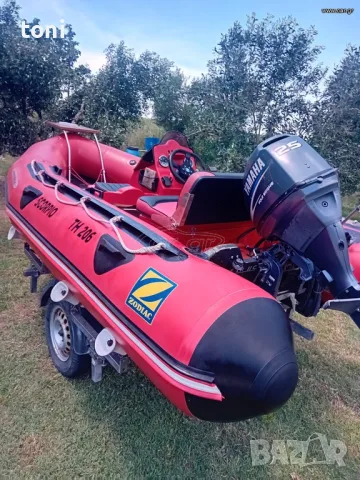 Lodka zodiak 3.8m.yamaha 25ks., снимка 2 - Воден транспорт - 55777636