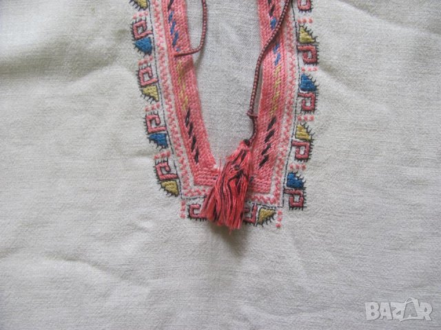 19 век Фолк Арт Детски Костюм ръчна бродерия, снимка 8 - Антикварни и старинни предмети - 35196381