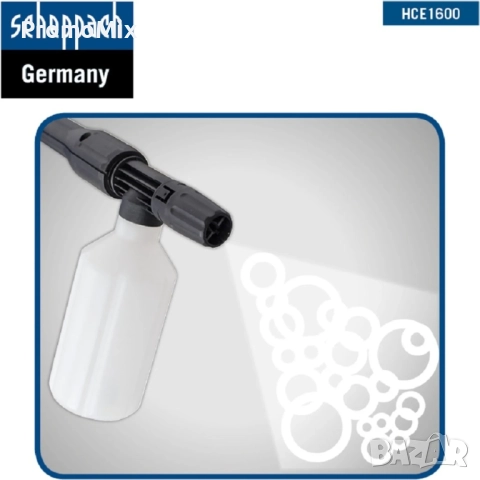 Водоструйка Scheppach HCE1600 1600W 135bar 408лч, снимка 13 - Парочистачки и Водоструйки - 52463246