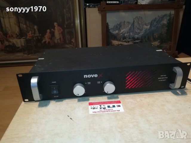NOVEX POWER AMPLI 2X300W 0410211913, снимка 3 - Ресийвъри, усилватели, смесителни пултове - 34349239